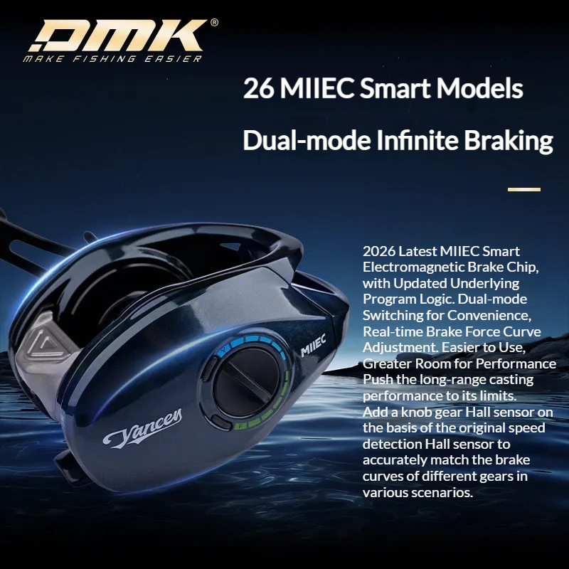 Dmk Baitcasting Reel Miiec Sma - огляд і ціна Trolling Reel